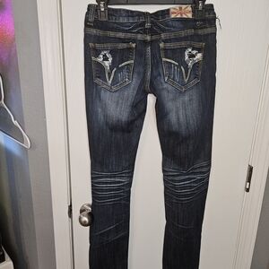 Machine Women's Dark Blue Skinny Jeans